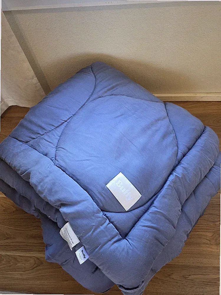 Buffy Cloud Comforter King Size In Slate Blue