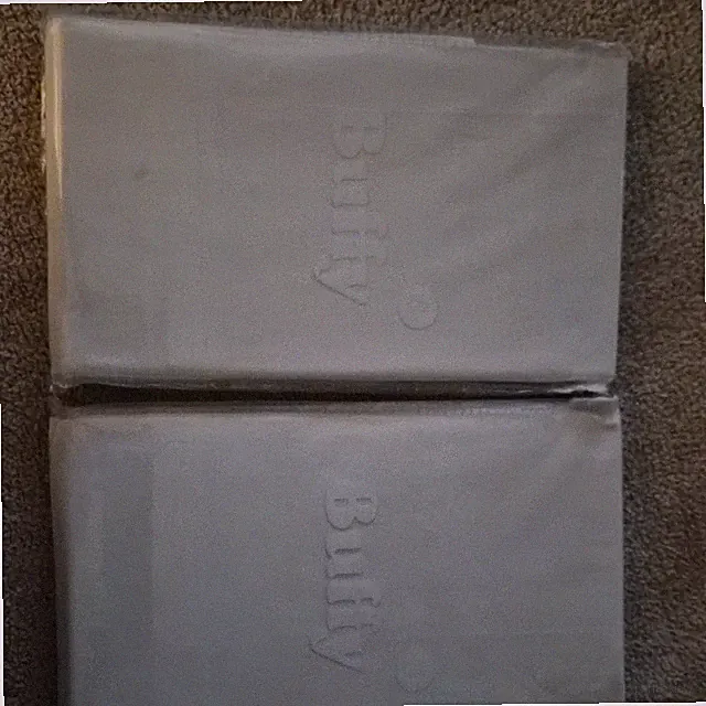 Buffy Pillow cases 2 Pack Solid Color Rectangular Bedroom