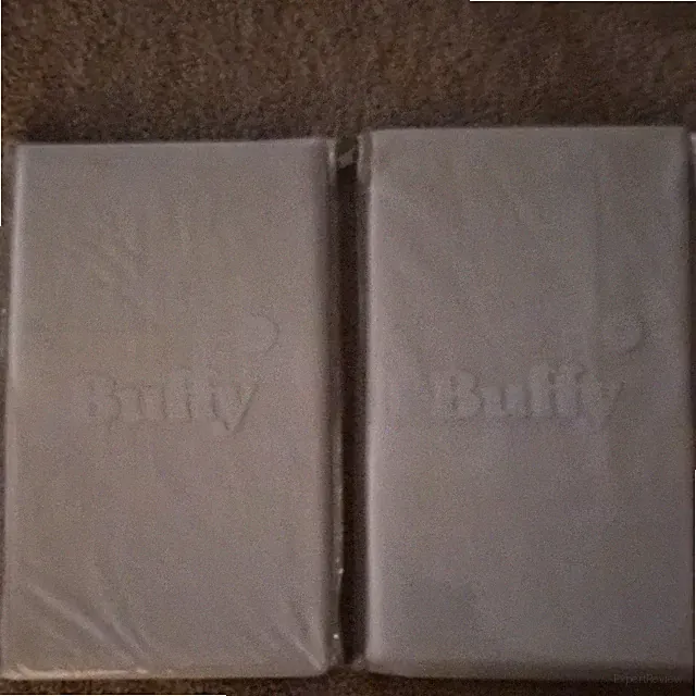 Buffy Queen Pillow cases White Solid Color Machine Washable