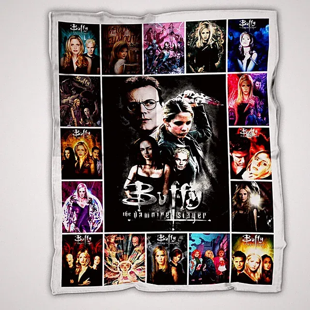 Buffy the Vampire Slayer Blanket, TV Series Fleece, Sherpa Blanket