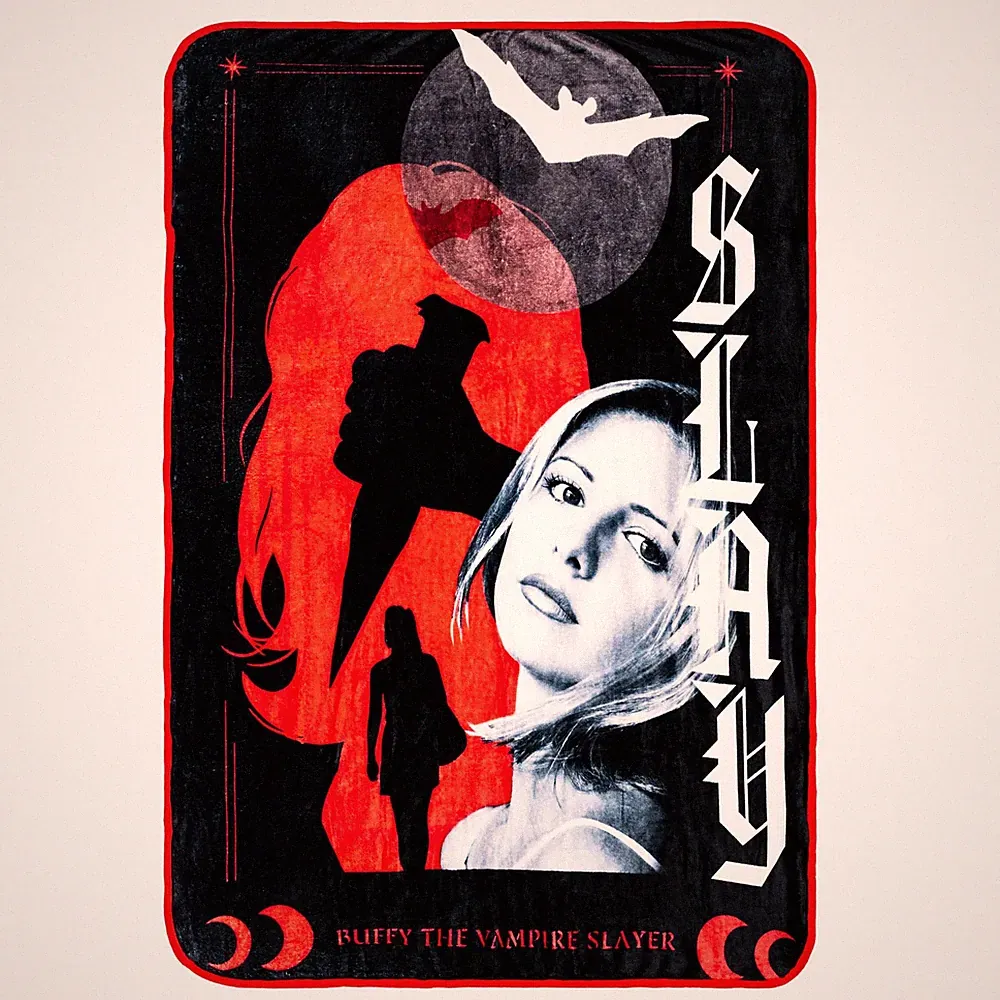 Buffy The Vampire Slayer Fleece Throw Blanket | 45 x 60 Inches