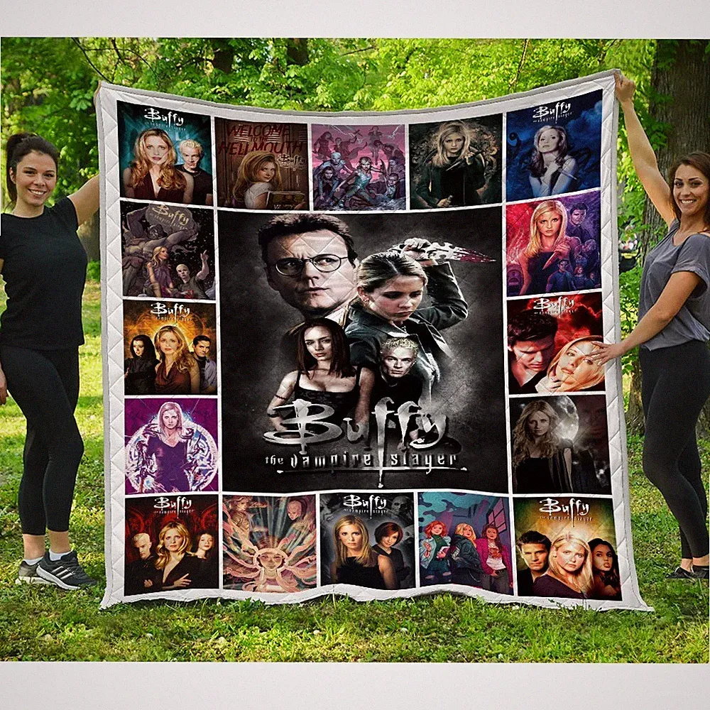 Buffy the Vampire Slayer Quilts, TV Series Quilt Blanket Movies Lover Gifts