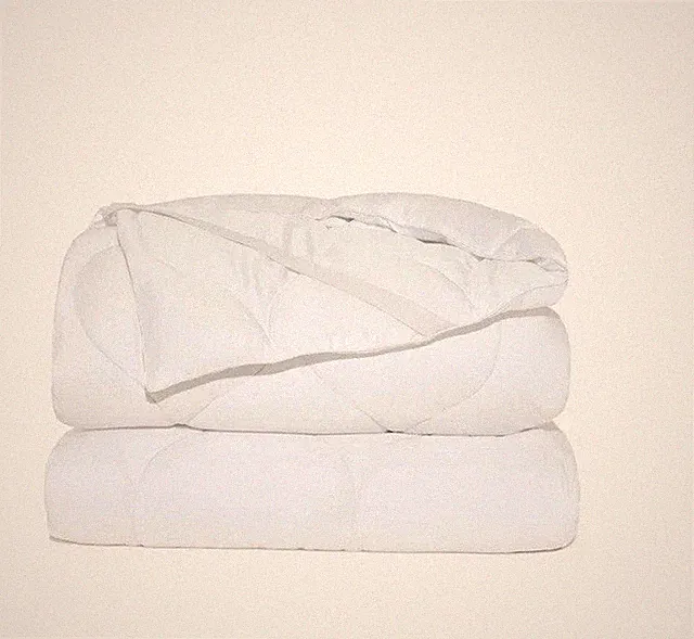 NEW! Buffy Full Size Plushy Mattress Protector White 300 Thread $129 msrp